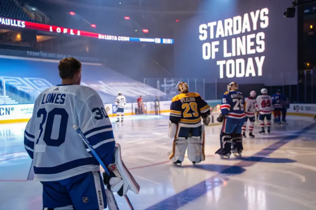 Расстановки звеньев и стартовые вратари НХЛ сегодня