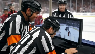 Видеопросмотр в хоккее — как судьи проверяют спорные моменты Видеопросмотр в хоккее — как судьи проверяют спорные моменты