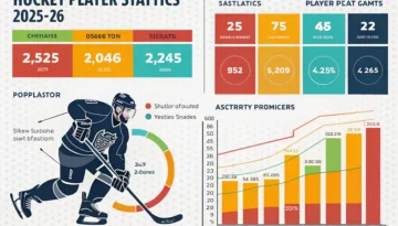 Статистика хоккеистов — очки, голы и передачи Статистика хоккеистов — очки, голы и передачи