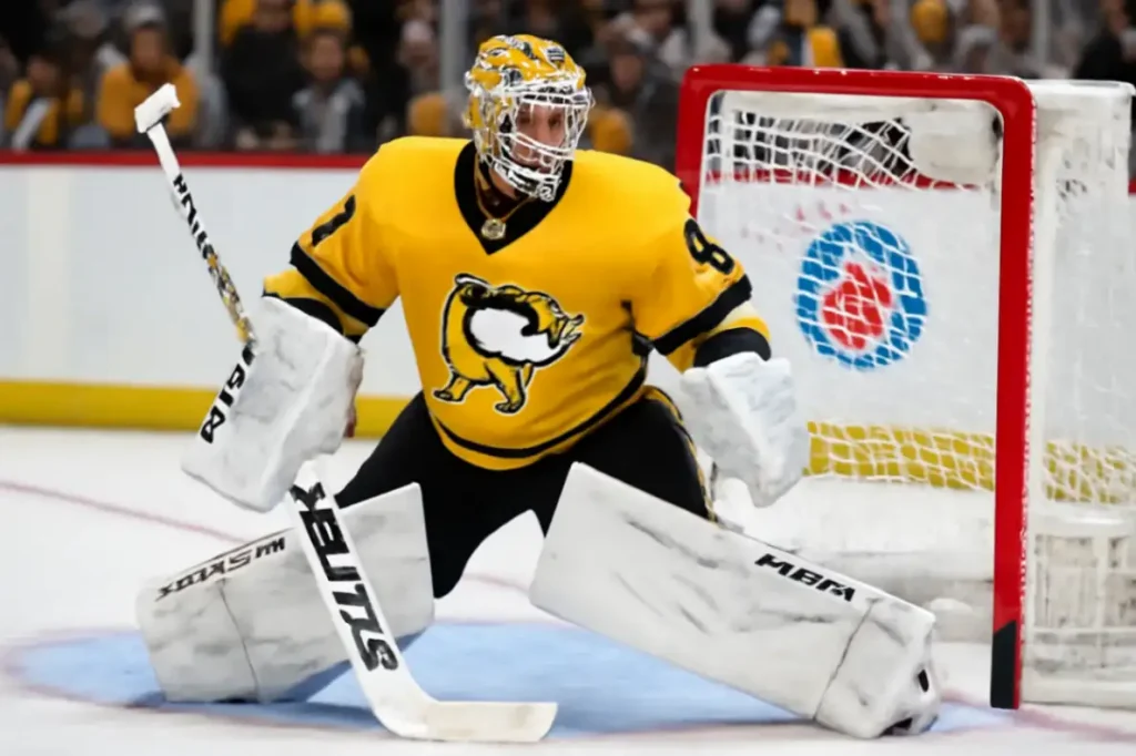 Сергей Мурашов — дебют в НХЛ за «Питтсбург Пингвинз»