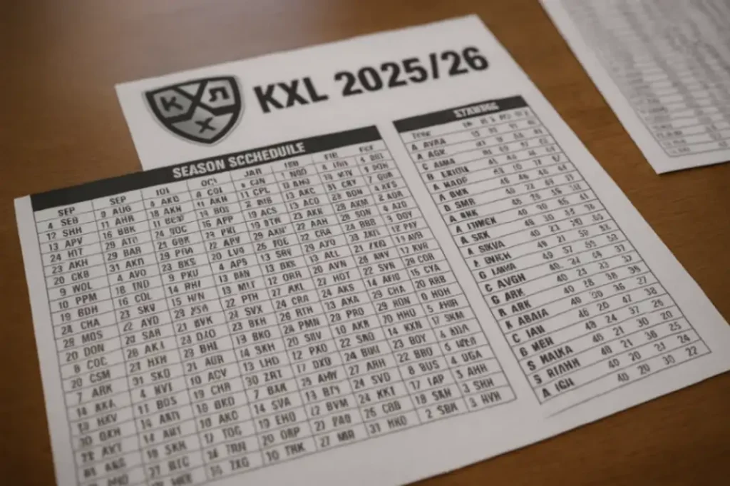 КХЛ 2025/26 — сезон, полное расписание и таблица чемпионата КХЛ 2025/26 — сезон, полное расписание и таблица чемпионата