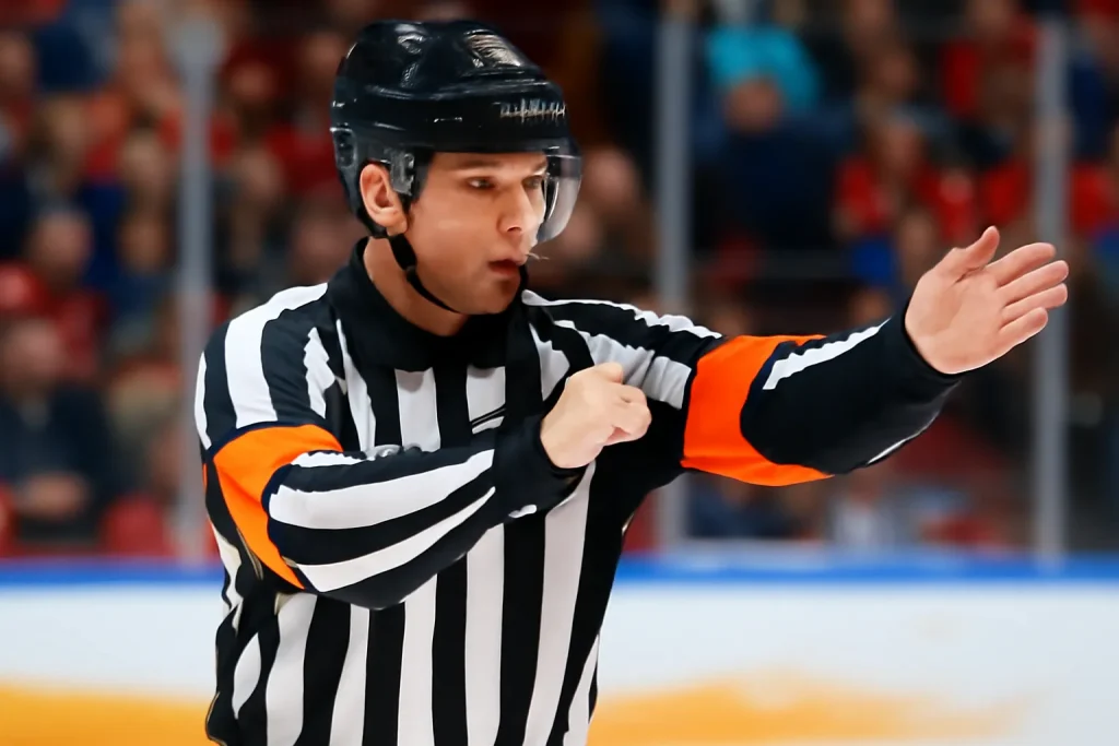 Жесты судей в хоккее — расшифровка сигналов и штрафных жестов Жесты судей в хоккее — расшифровка сигналов и штрафных жестов