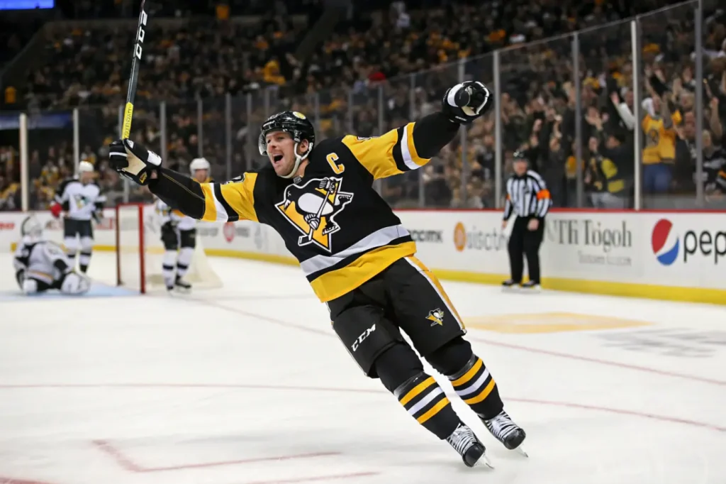 Как Сидни Кросби побил рекорд Питтсбург Пингвинз и вошёл в историю NHL